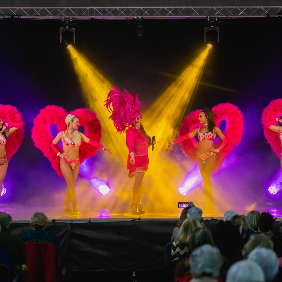 So Chic Spectacles Cœur Rose final plumes danseuses strass glamour revue cabaret music-hall paillettes chanteuse spectacle